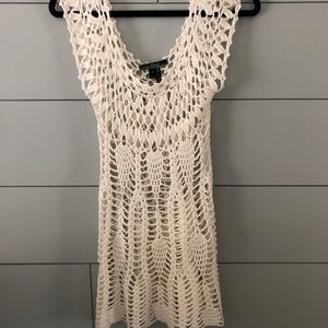 BNWT Love Stitch Ivory Crochet Dress-Small